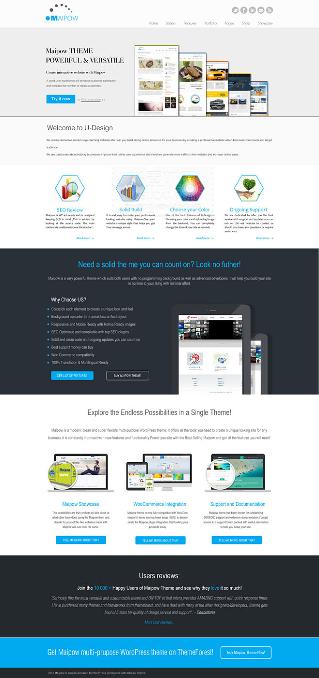 應(yīng)用程序開(kāi)發(fā)站模板PSD分層素材網(wǎng)頁(yè) |.